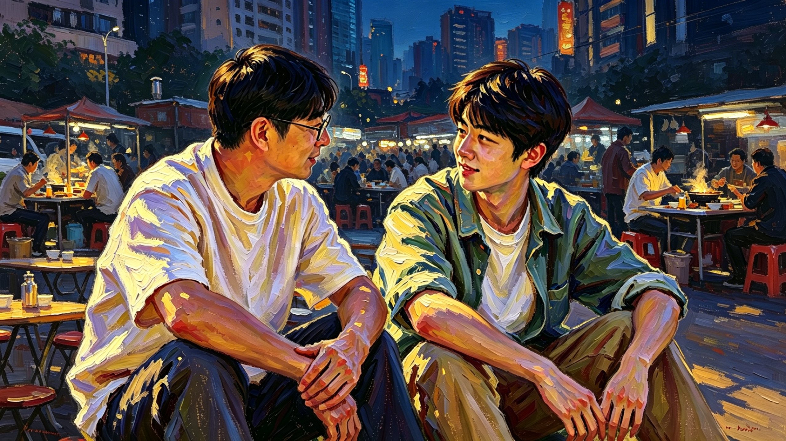 午夜酒局,两代人的时代答卷 | 学姿势