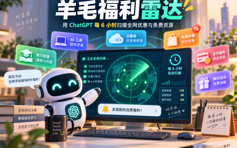 用ChatGPT做羊毛福利雷达｜每日AI分享#1