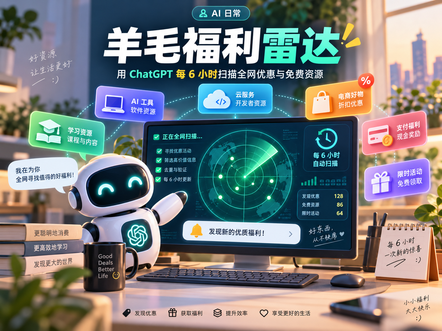 用ChatGPT做羊毛福利雷达｜每日AI分享#1